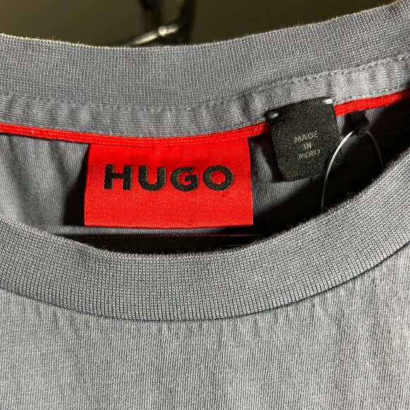 Hugo by Hugo Boss Red Label "HUGO" Grey Short-Sleeve Tee T-Shirt SZ XL - Picture 2 of 7